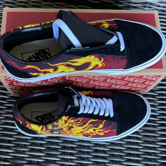 Vans Old Skool Samurai Rising Black/True White MENS - Picture 7 of 16